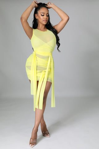 New look hotsell neon dress