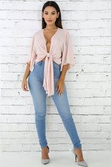 Jersey Knit Dolman Kimono