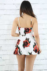 Floral Skort Romper