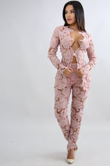 Barbie Crochet Pant Suit Set