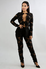 Barbie Crochet Pant Suit Set