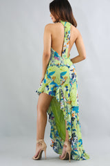 Garden Long Tail Dress