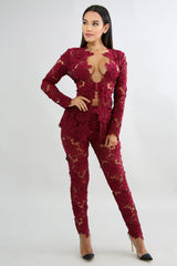 Barbie Crochet Pant Suit Set